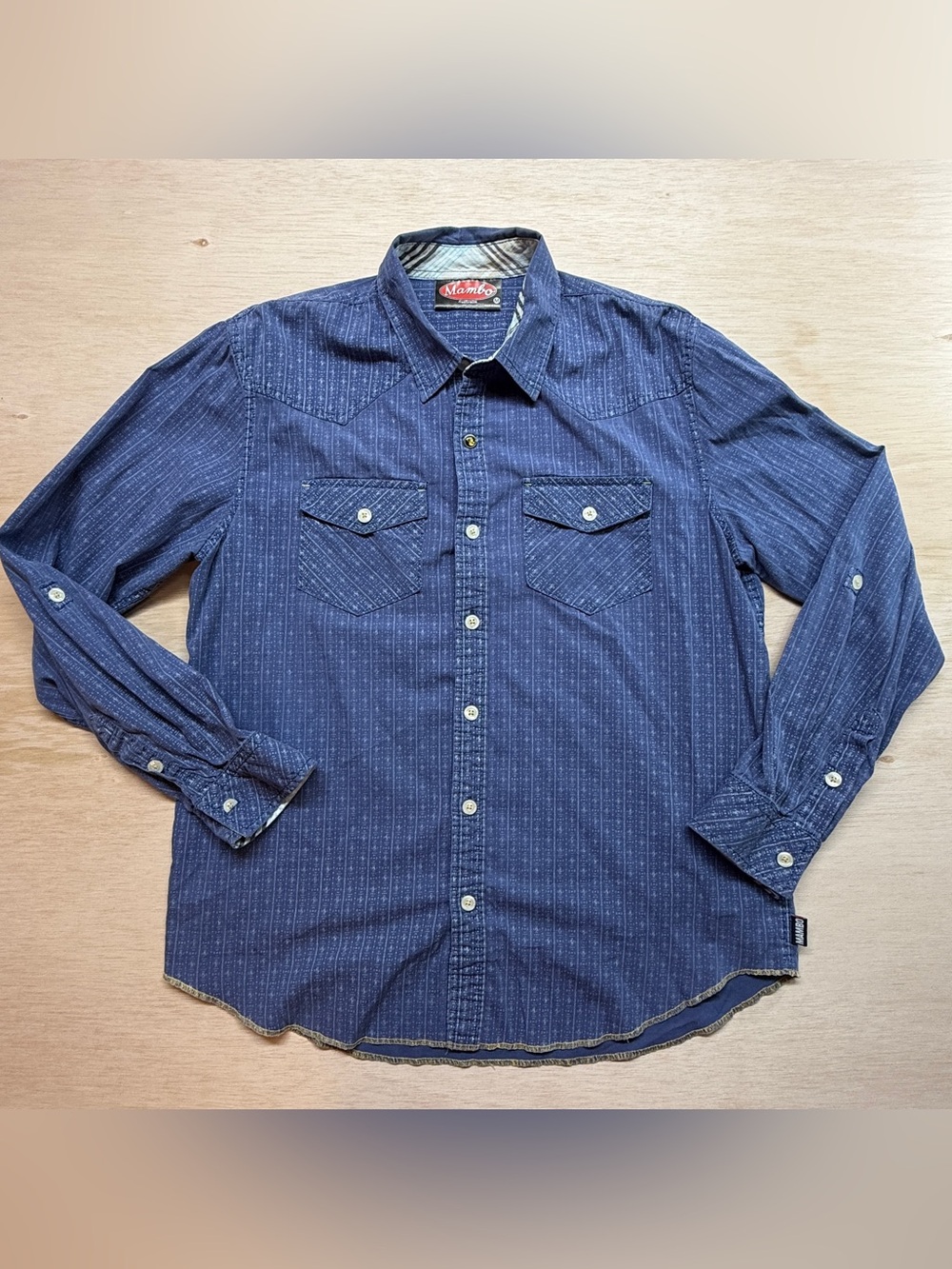 Mambo Australia Men's Long Sleeve Button Up Shirt medium - Picture 2 of 8